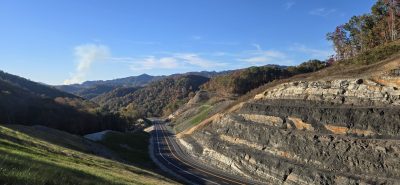Road Cut Overlook, roadside overlook, Harlan County